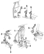 F608FS8 - Electrical: Belt for Chrysler: LeBaron, TC Maserati | Dodge: Omni Image