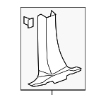 22852951 - Body: Lower Center Pillar Trim for GM Image