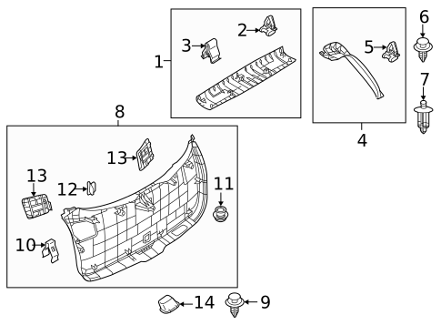 Interior Trim for 2016 Mazda 3 #0