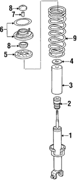 52675SK7004 - : Strut Mount for Acura Image