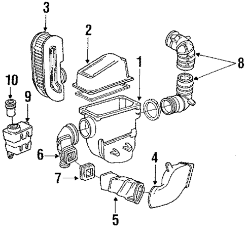 Air Intake for 1986 Acura Legend #0