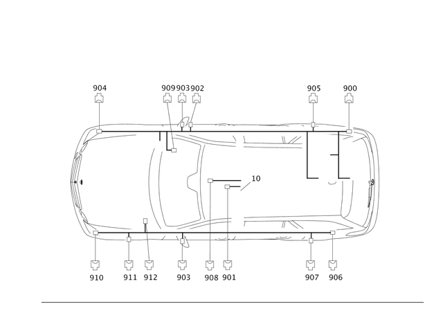 2128202817 - Electrical System: Electrical Wiring Harness for Mercedes-Benz: E250, E350, E400, E550, E63 AMG, E63 AMG S Image image