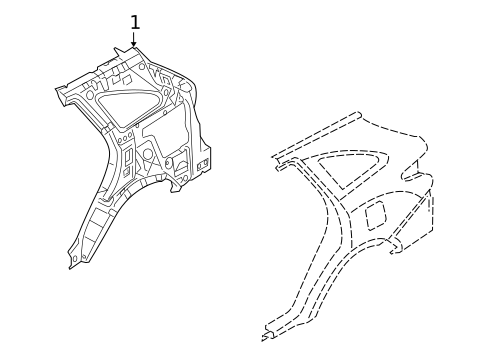 Inner Structure for 2010 Hyundai Veracruz #0