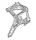 716013J200 - Body: Inner Quarter Panel for Hyundai Image