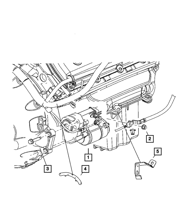 4608997AF - Electrical: Wiring Harness Bracket for Mopar Image image