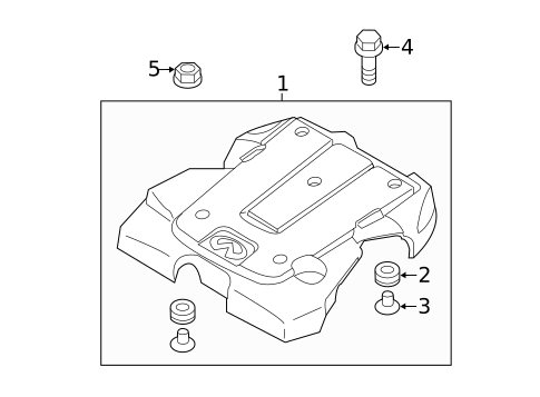 Engine Appearance Cover for 2010 INFINITI G37 #0