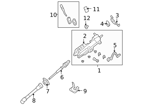 Steering, Gear & Related Components for 2008 Ford F-150 #0