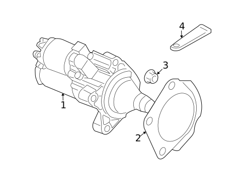 Starter for 2009 Dodge Challenger #0
