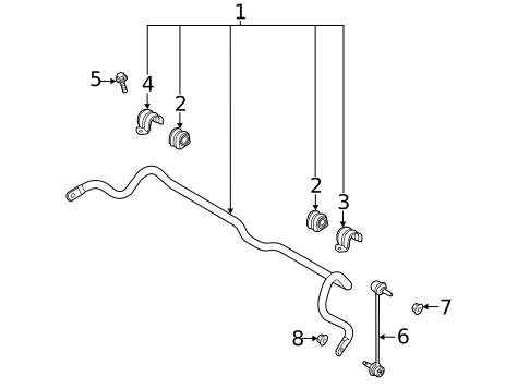 Stabilizer Bar & Components for 2021 Hyundai Venue #0