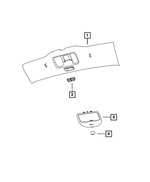 5RC28JXWAA - Electrical: Windshield Frame Panel for Mopar Image