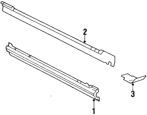 Rocker Panel for 1985 Mercury Capri #0