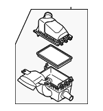CY0113300G - Engine: Air Cleaner Assembly for Mazda Image