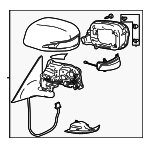 8790130260C1 - : Mirror Assembly for Lexus: GS450h Image