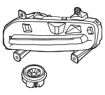 92201K0500 - Electrical: Fog Lamp for Kia Image