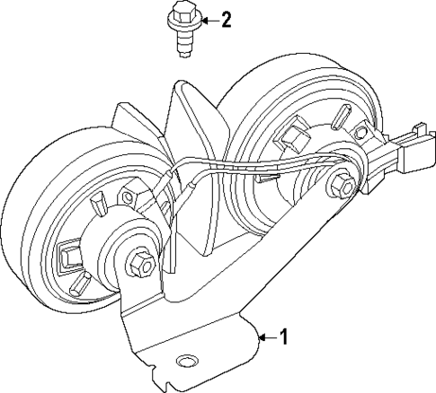 Horn for 2023 Nissan Frontier #0