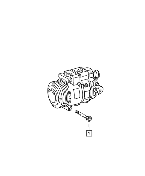 Air Conditioning Compressor Mounting for 2006 Chrysler Crossfire #0