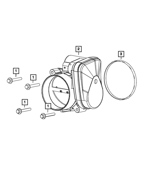 Throttle Body for 2013 Dodge Durango #0