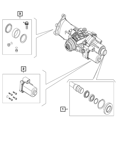 Rear Axle Assembly for 2022 Fiat 500X #1