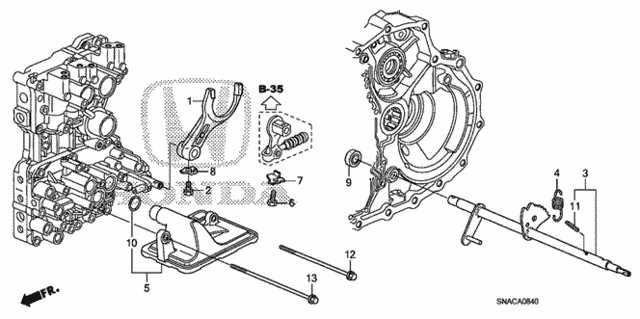 AT Shift Fork for 2010 Honda Civic #0