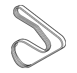 68470188AB - Belts &amp; Cooling: Serpentine Belt for Mopar Image