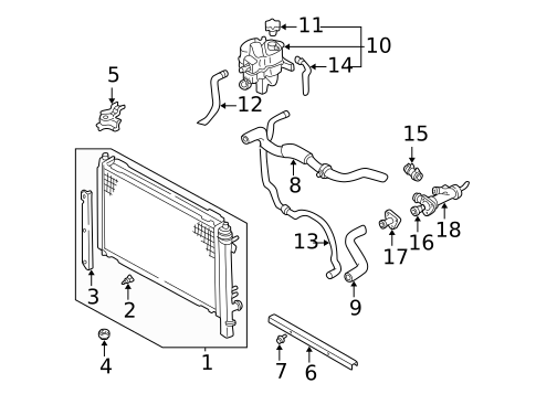 Hoses & Pipes for 2006 Mazda Tribute #0
