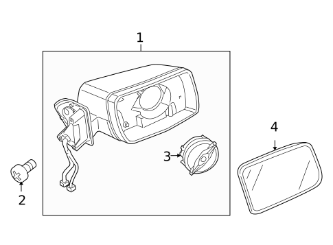 Outside Mirrors for 2007 Land Rover Range Rover Sport #0