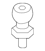 13717577450 - Engine: Air Cleaner Assembly Ball Stud for BMW Image