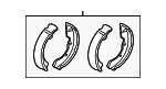 MR128640 - Brakes: Brake Shoes for Mitsubishi Image
