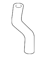 6K121051M - Cooling System: Engine Coolant Hose for Volkswagen: Arteon, Atlas, Atlas Cross Sport, Golf, Golf Alltrack, Golf R, Golf SportWagen, GTI, Jetta, Tiguan Image