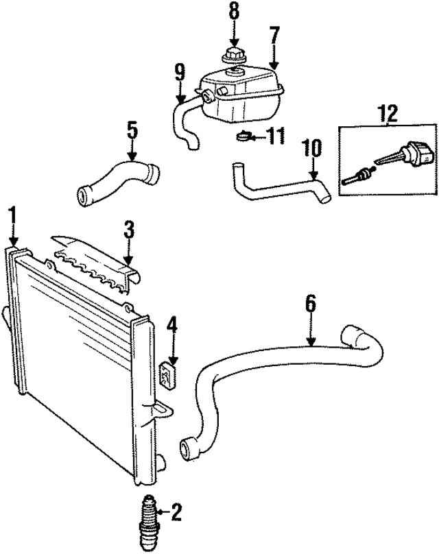 9141106 - : Engine Coolant Reservoir for Volvo Image