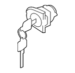 H06011FC0A - Body: Cylinder &amp; Keys for Nissan: Cube Image