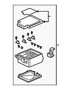 38250ST7A11 - Electrical: Fuse Box for Acura: Integra Image