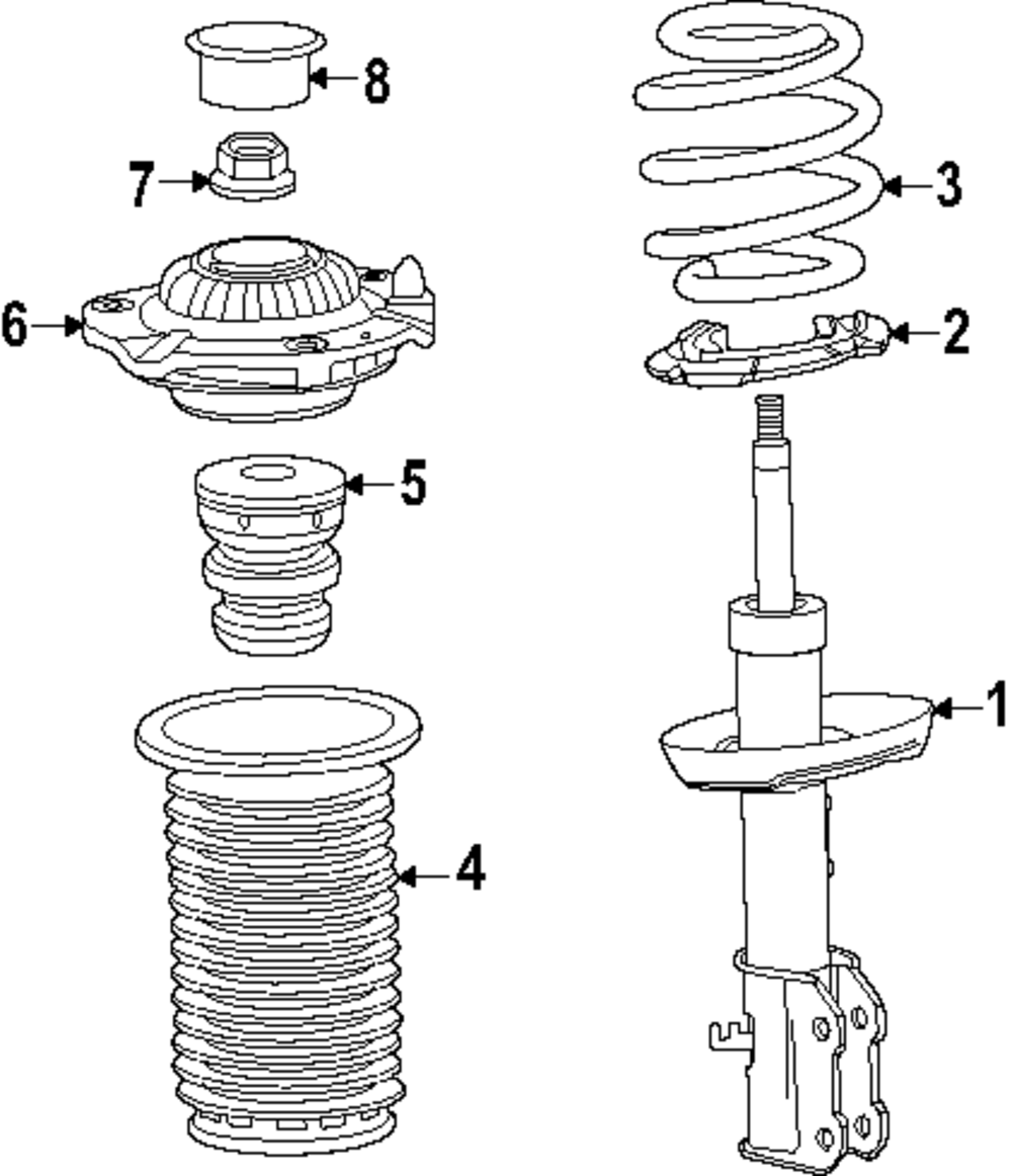 2024-2025 GM Coil Spring 42839710 | Capital Chevy Parts