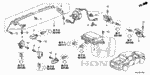 90178SDB003 - Electrical/Exhaust/Heater/Fuel: BOLT-WASHER (6X20) for Honda Image