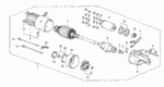 938920401208 - Engine: SCREW-WASHER (4X12) for Honda Image