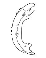 4654047010 - Brakes: Park Brake Shoes for Toyota: Mirai, Prius V Image