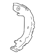 4655047010 - Brakes: Park Brake Shoes for Toyota: Mirai, Prius V Image