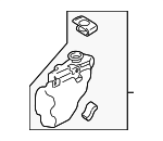 1EM955451 - : Washer Reservoir for Volkswagen: Cabrio Image