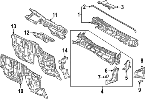 Cowl for 2024 Lexus LX600 #0