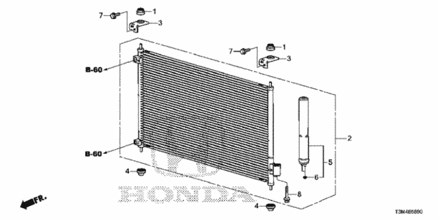 A/C Condenser for 2017 Honda Accord #0