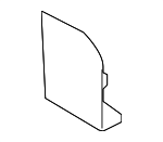 809445Z000 - Body: Lift Gate Trim Cap for Nissan: Quest Image