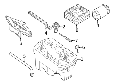 Jack & Components for 2022 Volkswagen Passat #0