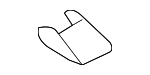 7661A109 - Body: Roof Luggage Carrier Side Rail Cap for Mitsubishi Image
