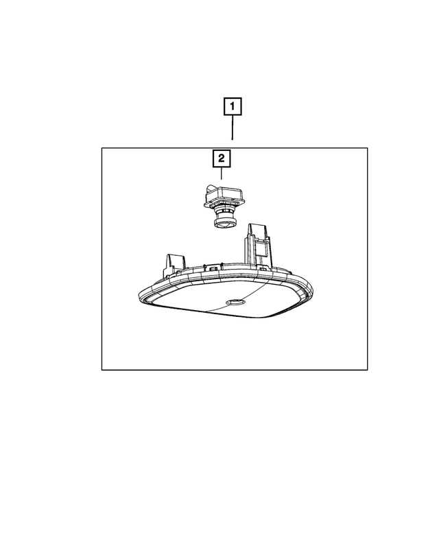 6WR58DX9AB - Interior Trim: In Vehicle Camera Bezel for Mopar Image image