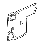 24426136 - Body: Water Deflector for Saturn: L100, L200, L300, LS, LS1, LS2, LW1, LW2, LW200, LW300 Image