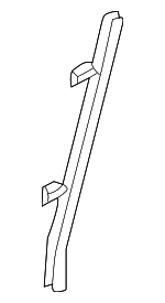 B25D682D165 - Body: Edge Molding for Mazda: Protege, Protege5 Image