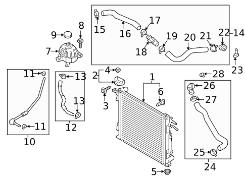 Radiator & Components for 2016 Hyundai Tucson #0
