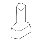 254861P100 - Cooling System: Inlet Hose Holder for Hyundai Image