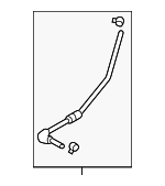 25451D3000 - Cooling System: Overflow Hose for Hyundai Image