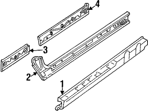 Rocker Panel for 1991 Mazda MPV #0
